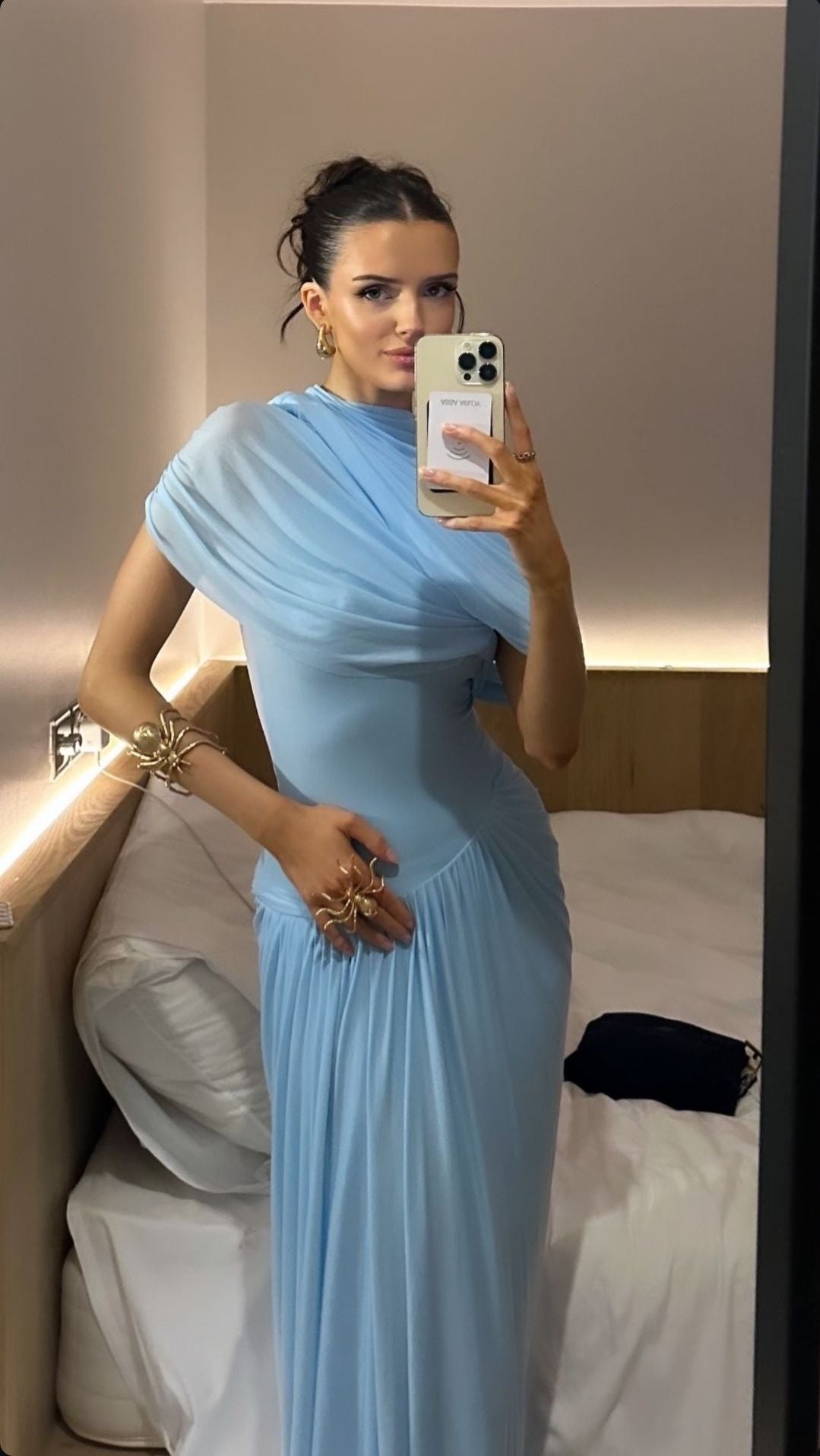 Celina Draped Kleid - Lynara